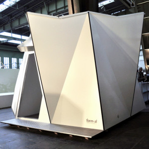 Fold Flat Shelters, Adrian Lippmann, form-al, Dibond, Alucobond, Hylite, Photos via Design Boom 