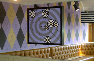 Oasis Graphics Co, Pizza Express, Rebranding, Digital Wallpaper, Dibond Mirror 3A Composites USA