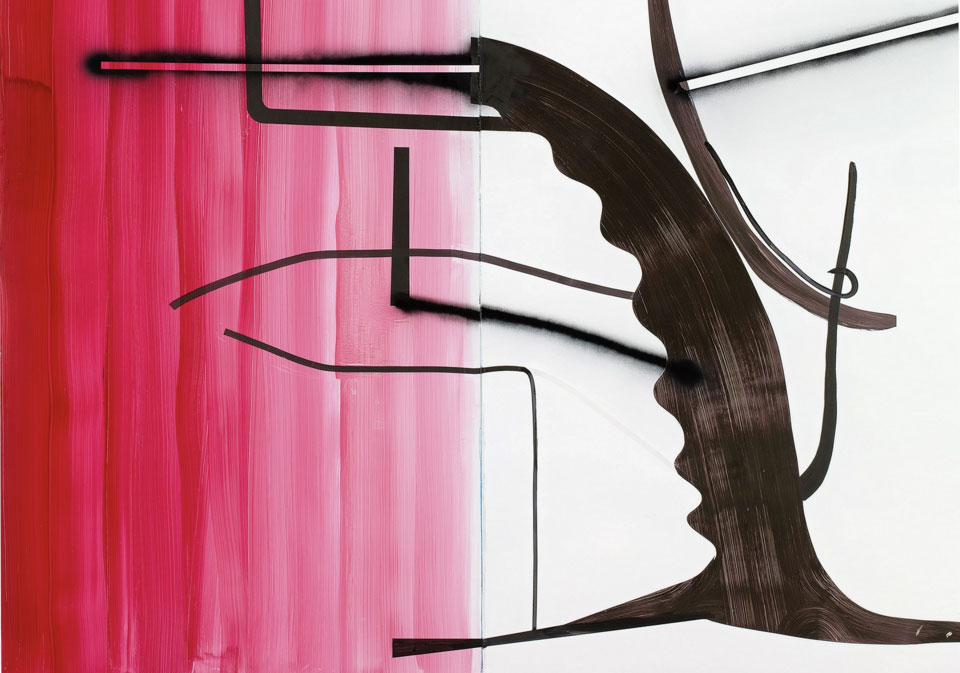 Albert Oehlen, Gagosian Gallery, Photography Stefan Rohner