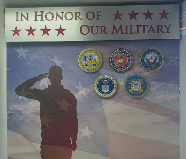 Military Dedication Wall Charleston SC Dibond The Sign Chef