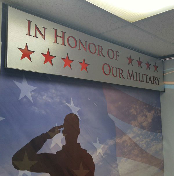 Military Dedication Wall Charleston SC Dibond The Sign Chef