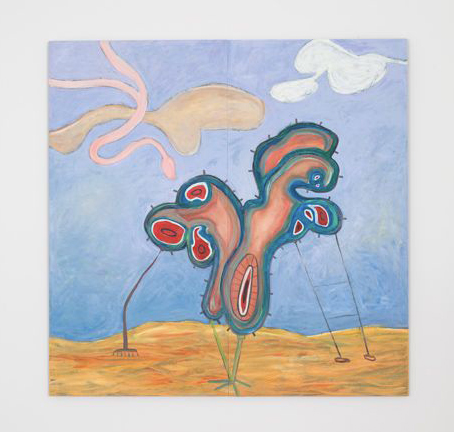 Artist, Denny, Griffith, Painting, On, Gatorfoam, Graphic, Display, Board