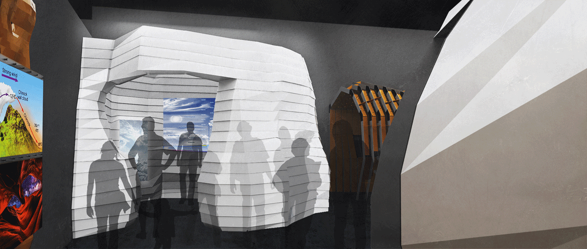 Cloud, Pod, Center, For, Research, Of, Advanced, Fabrication, And, Technology, New, Mexico, Dibond, Aluminum, Composite, Material