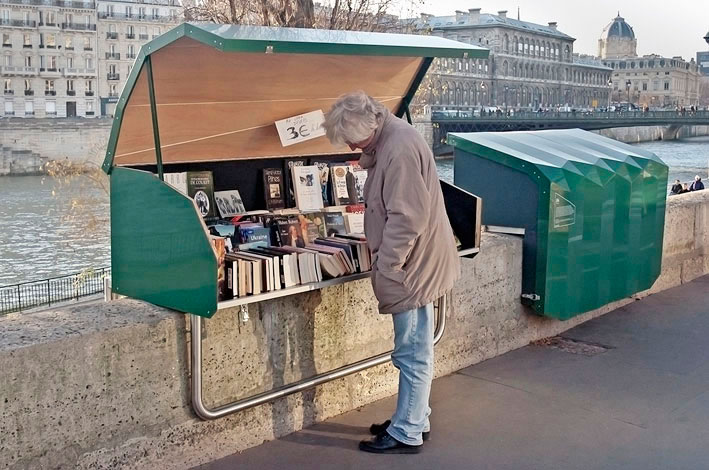 Bouquinistes, Noir, Vif, Paris, France, Dibond, aluminum, composite, material, photography, Noir, Vif