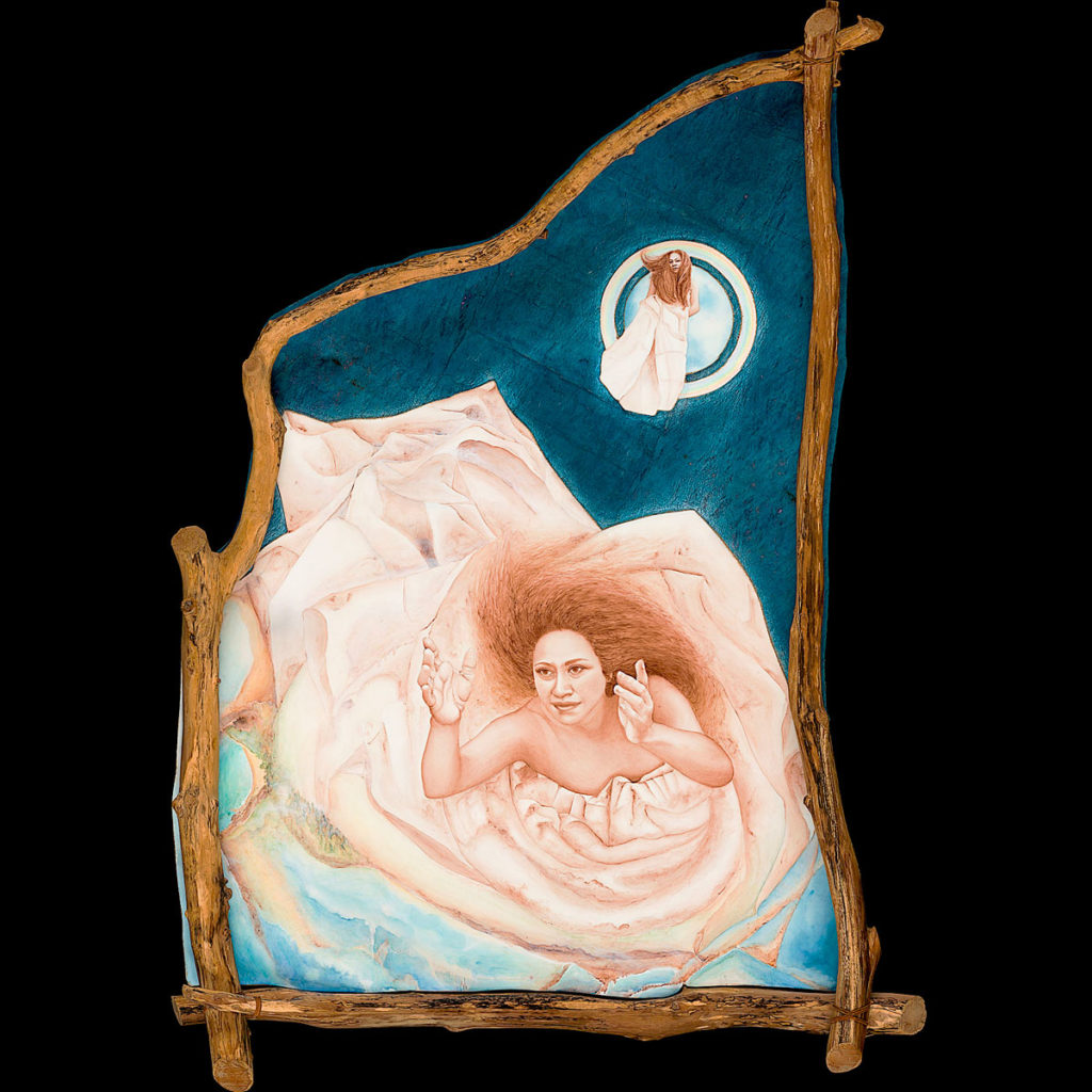 Mahina, Calley ONeill, Goddess Paintings, Gatorfoam, 3A Composites Graphic Display USA