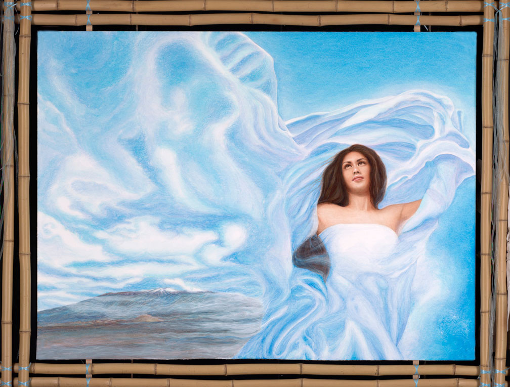Wind Goddess, Calley ONeill, Goddess Paintings, Gatorfoam, 3A Composites Graphic Display USA