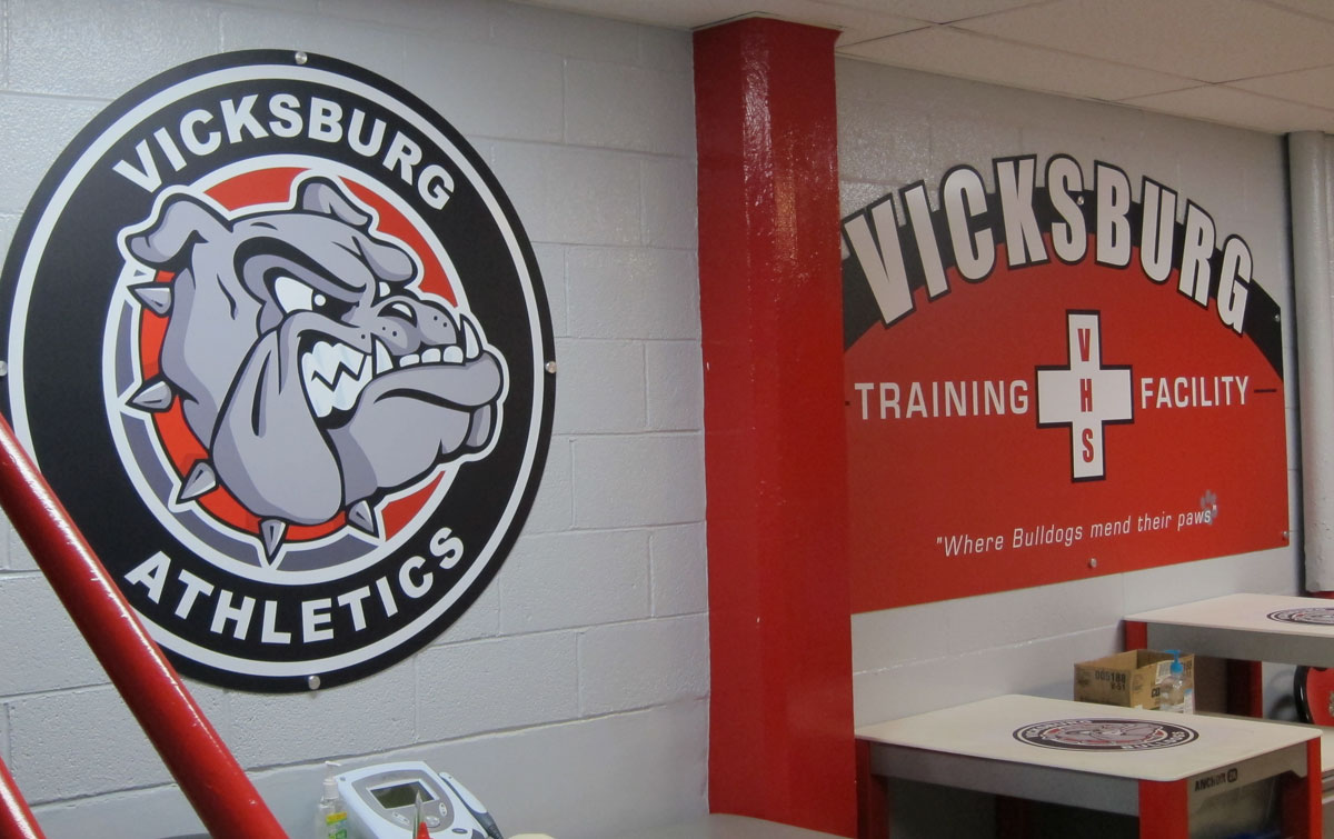 Vicksburg High School, Agio Imaging, 3A Composites USA, Dibond Aluminum Composite