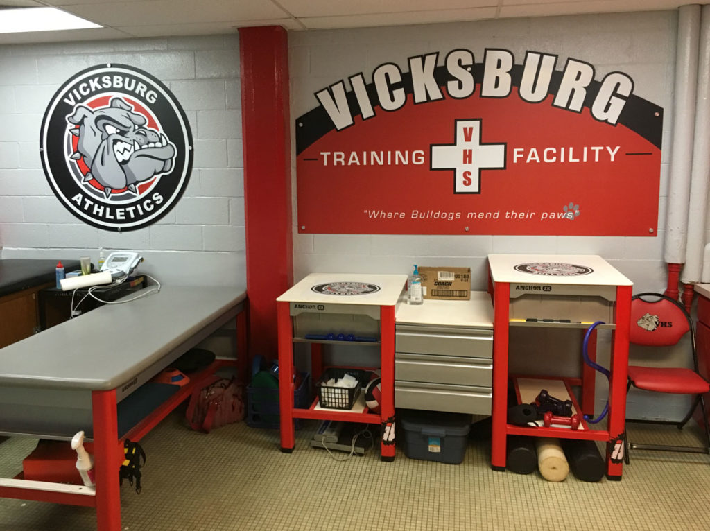 Vicksburg High School, Agio Imaging, 3A Composites USA, Dibond Aluminum Composite