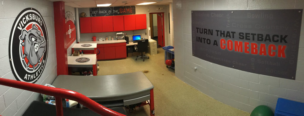 Vicksburg High School, Agio Imaging, 3A Composites USA, Dibond Aluminum Composite