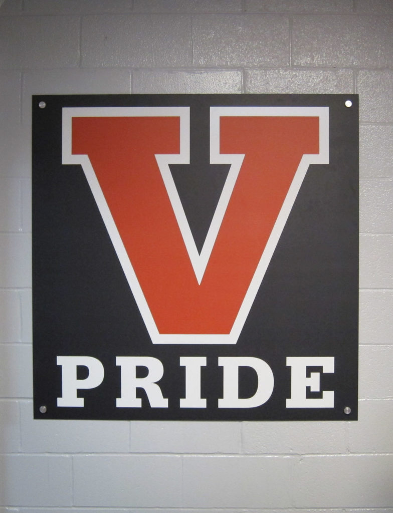 Vicksburg High School, Agio Imaging, 3A Composites USA, Dibond Aluminum Composite