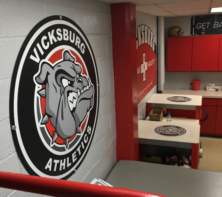 Vicksburg High School, Agio Imaging, 3A Composites USA, Dibond Aluminum Composite