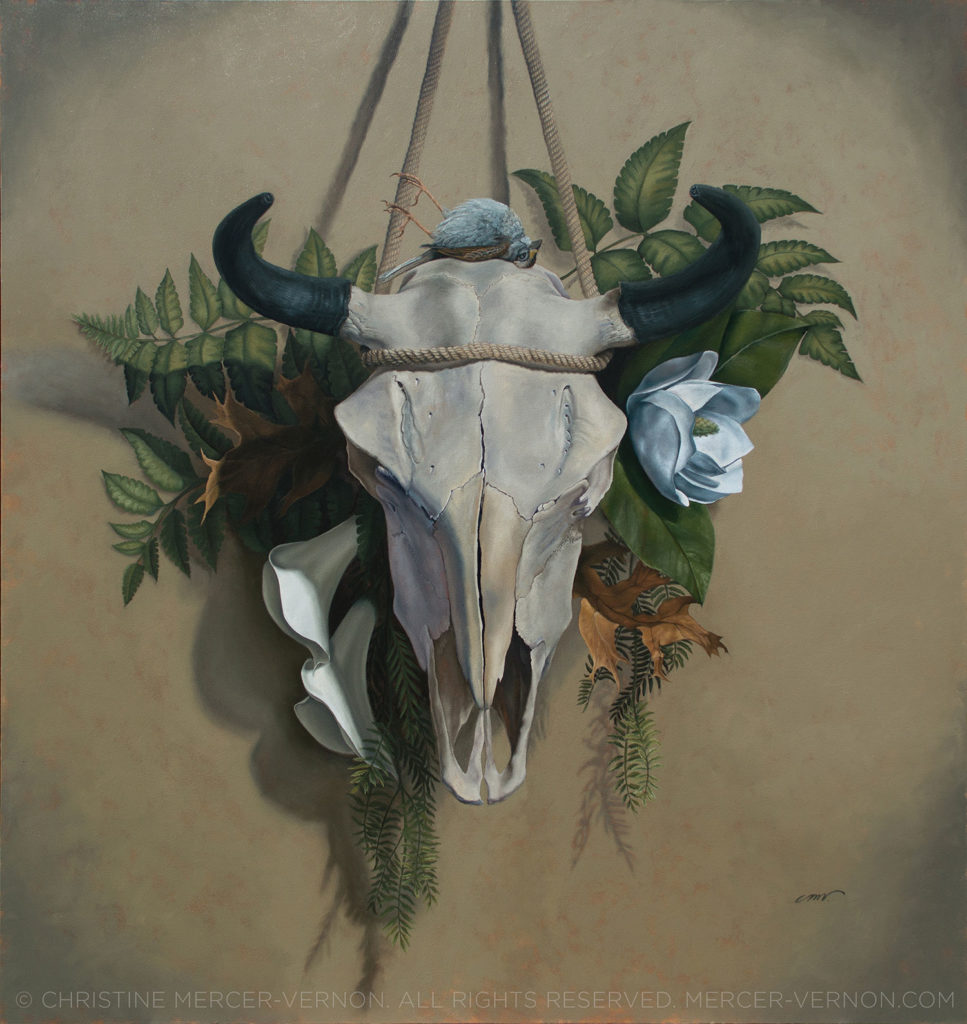 Christine Mercer Vernon Studio, Dibond, Oil On Panel Paintings