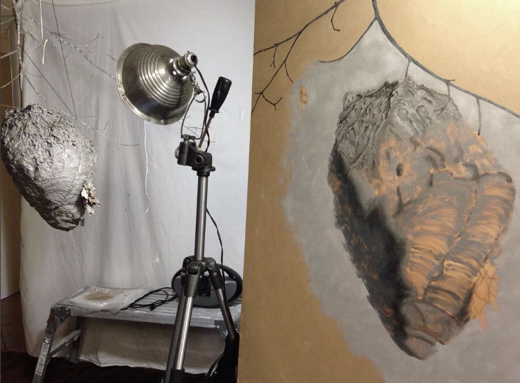 Christine Mercer Vernon Studio, Dibond, Oil On Panel Paintings