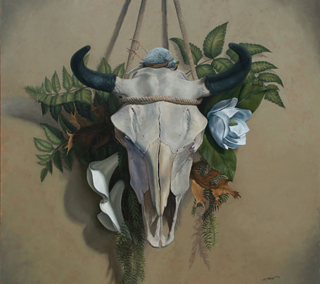 Christine Mercer Vernon Studio, Dibond, Oil On Panel Paintings
