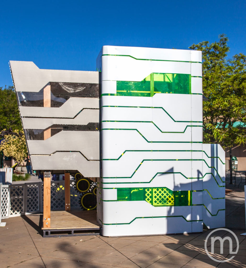 Toy Factory, Parade of Playhouses, New Mexico Appleseed, University of New Mexico School of Architecture and Planning, Dibond