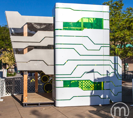 Toy Factory, Parade of Playhouses, New Mexico Appleseed, University of New Mexico School of Architecture and Planning, Dibond