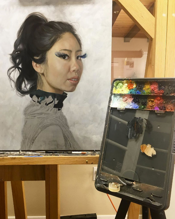 Shana Levenson, Oil On Panel, Dibond Aluminum Composite, Fine Art