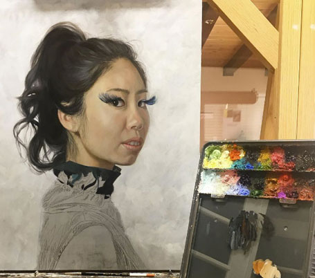 Shana Levenson, Oil On Panel, Dibond Aluminum Composite, Fine Art