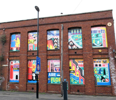 Ian Kirkpatrick, Leeds Artist, Renaissance, Dibond Mural, South Bank UK