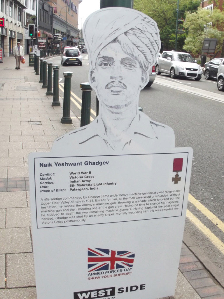 Walk Of Heroes, Armed Forces Day 2015, The Color Company, Birmingham, Westside Business Improvement District, Dibond, Broad Street Displays