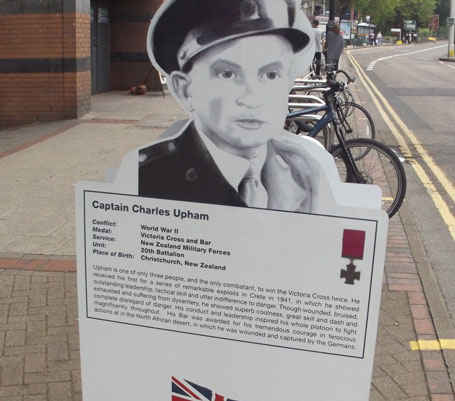 Walk Of Heroes, Armed Forces Day 2015, The Color Company, Birmingham, Westside Business Improvement District, Dibond, Broad Street Displays