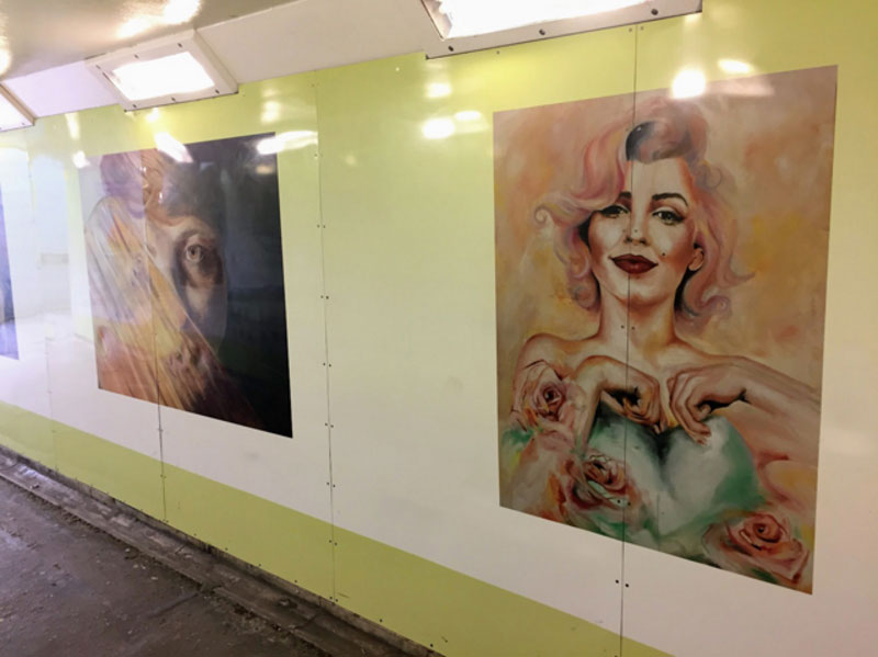 Rookes Alley Castle Street Subways Revitialization, Wallspace UK, Dibond, Digital Print, ACM