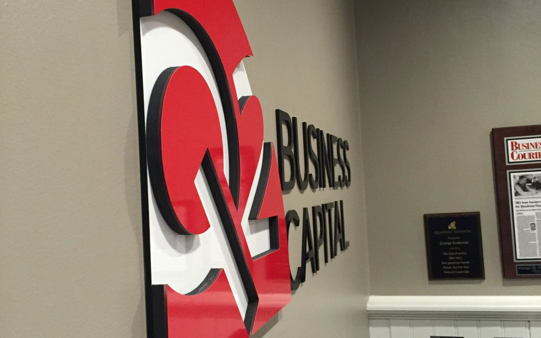Cincinnati Custom Signs, Ohio, Q2 Business Capital, 3A Composites Graphic Display USA Gatorfoam