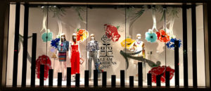 Glam Gardens, Saks Fifth Avenue, New York Botanical Garden, Retail, Window Displays, Ignition NYC,Laird Plastics, 3A Composites Graphic Display USA Gatorplast