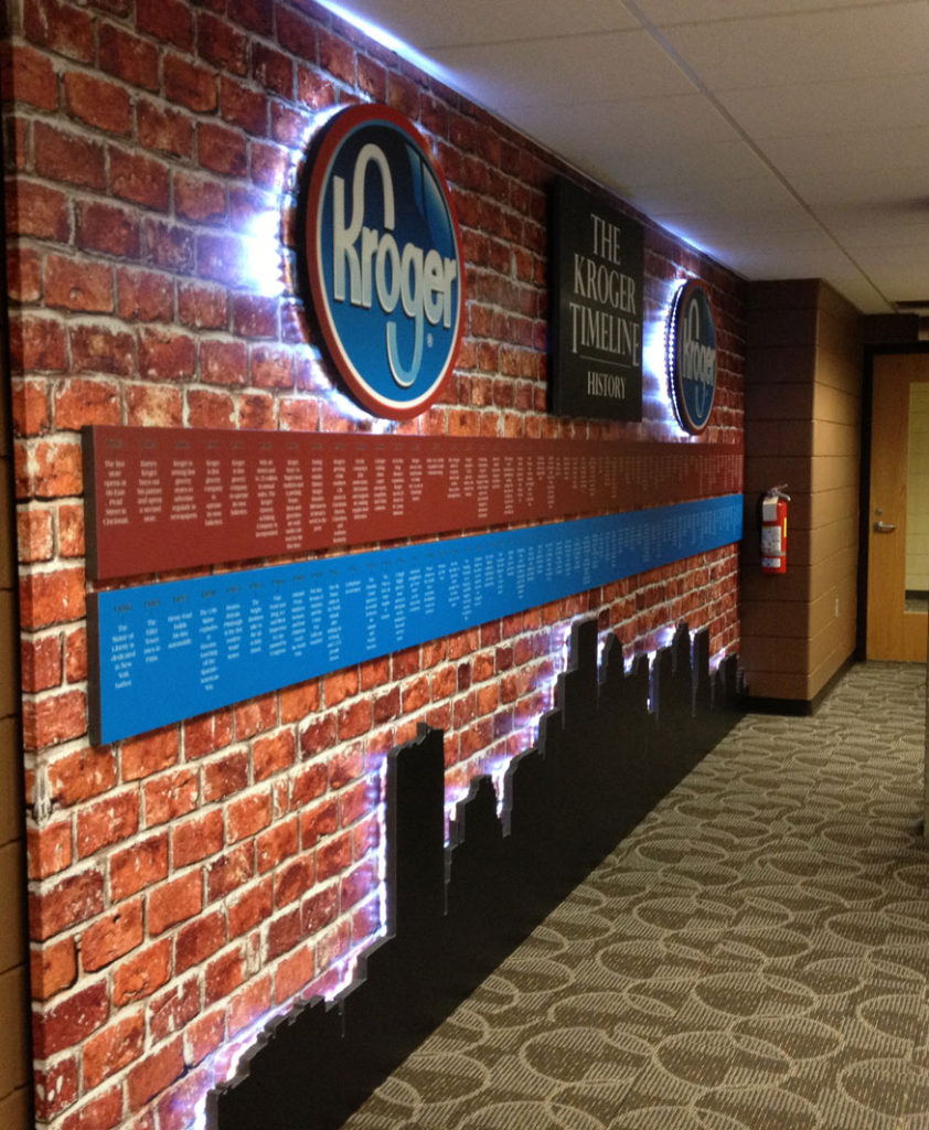 Kroger Display, University of Louisville, Business Center, LexJet, Spectra Imaging, Gatorfoam