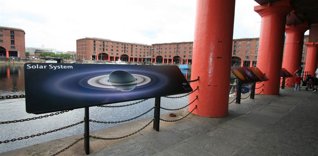 From Earth to the Universe, Photography Exhibition, The Image Group, Albert Dock, 2009, Dibond Aluminum Composite Substrate