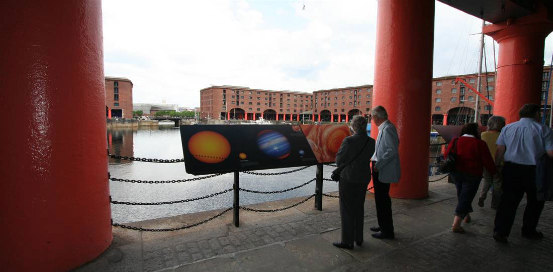 From Earth to the Universe, Photography Exhibition, The Image Group, Albert Dock, 2009, Dibond Aluminum Composite Substrate