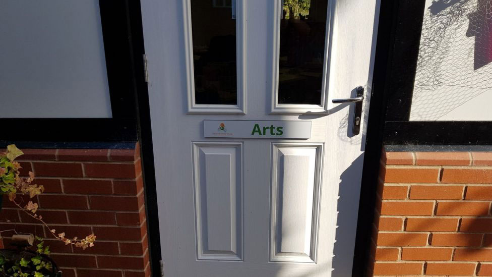 Spiral Colour UK, Rossendale Hall, Dibond Aluminum Composite, Wayfinding, Signage, Branding