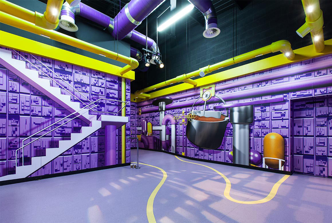 Cadburys World Theme Park, Birmingham, England, PressOn Large Format Graphics, Dibond Aluminum Composite