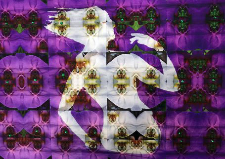 Chila Kumari Burman India Illuminated, Direct to Media UV Prints Gold Dibond