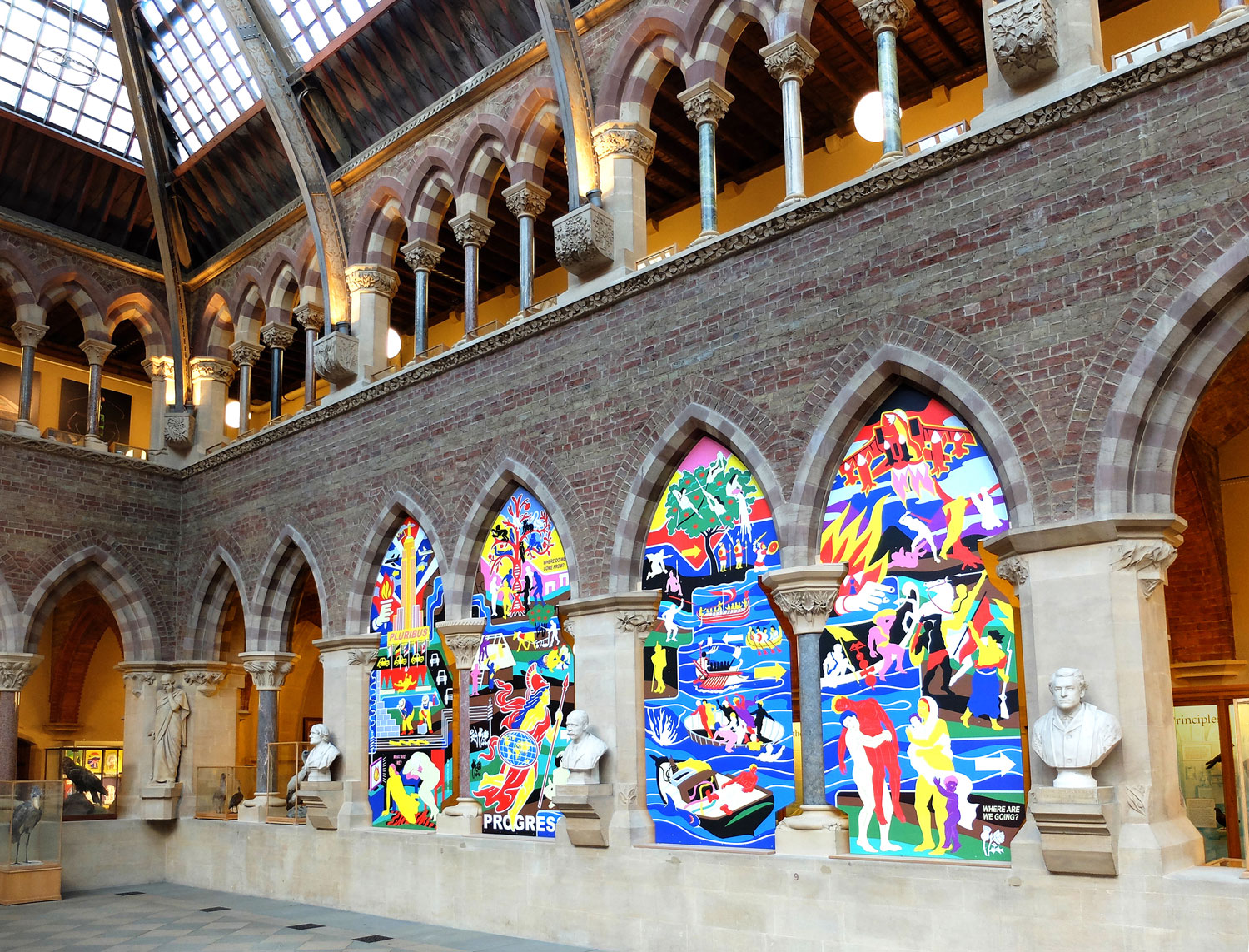Ian Kirkpatrick, Oxford University Museum of Natural History, Leeds, Dibond Art Installation, 2018
