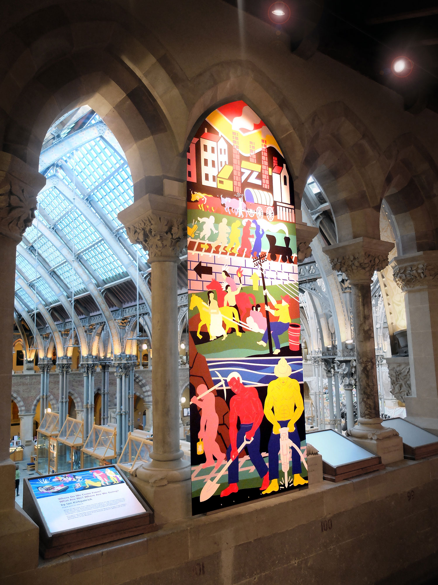 Ian Kirkpatrick, Oxford University Museum of Natural History, Leeds, Dibond Art Installation, 2018