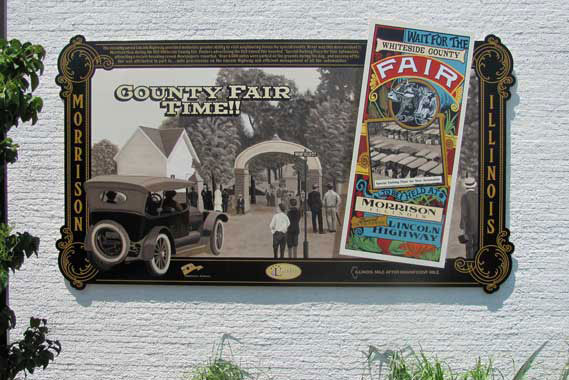 Lincoln Highway Murals, Jay Allen ShawCraft Signs, Illinois, Dibond Aluminum Composite Substrate