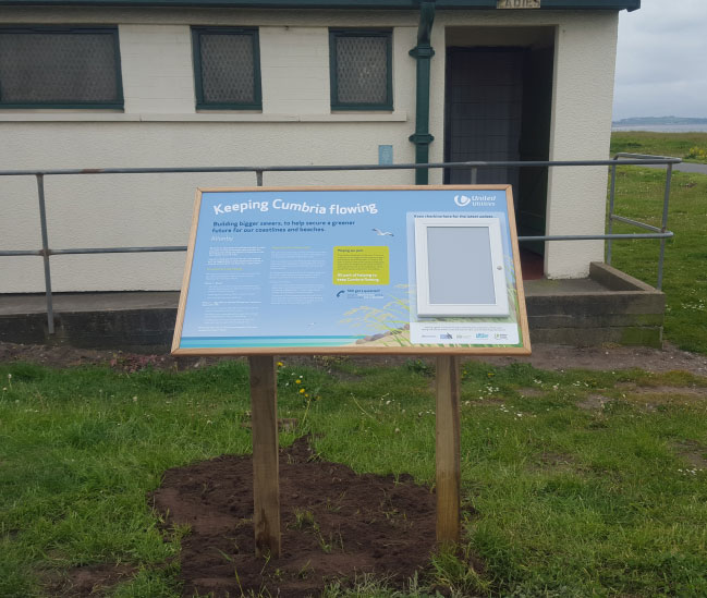 Allonby, Cumbrian, Dibond Displays, Spiral Colour, Parker Design