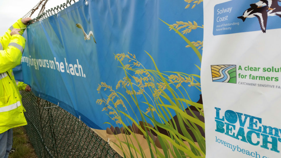 Allonby, Cumbrian, Dibond Displays, Spiral Colour, Parker Design