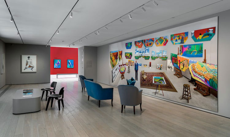 lacma, david hockney, 82 portraits and 1 still life