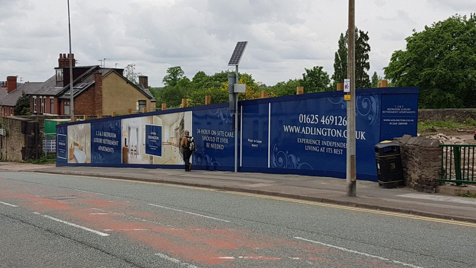 Adlington Retirement Apartments, Signage, Hoarding, Spiral Colour UK, Dibond