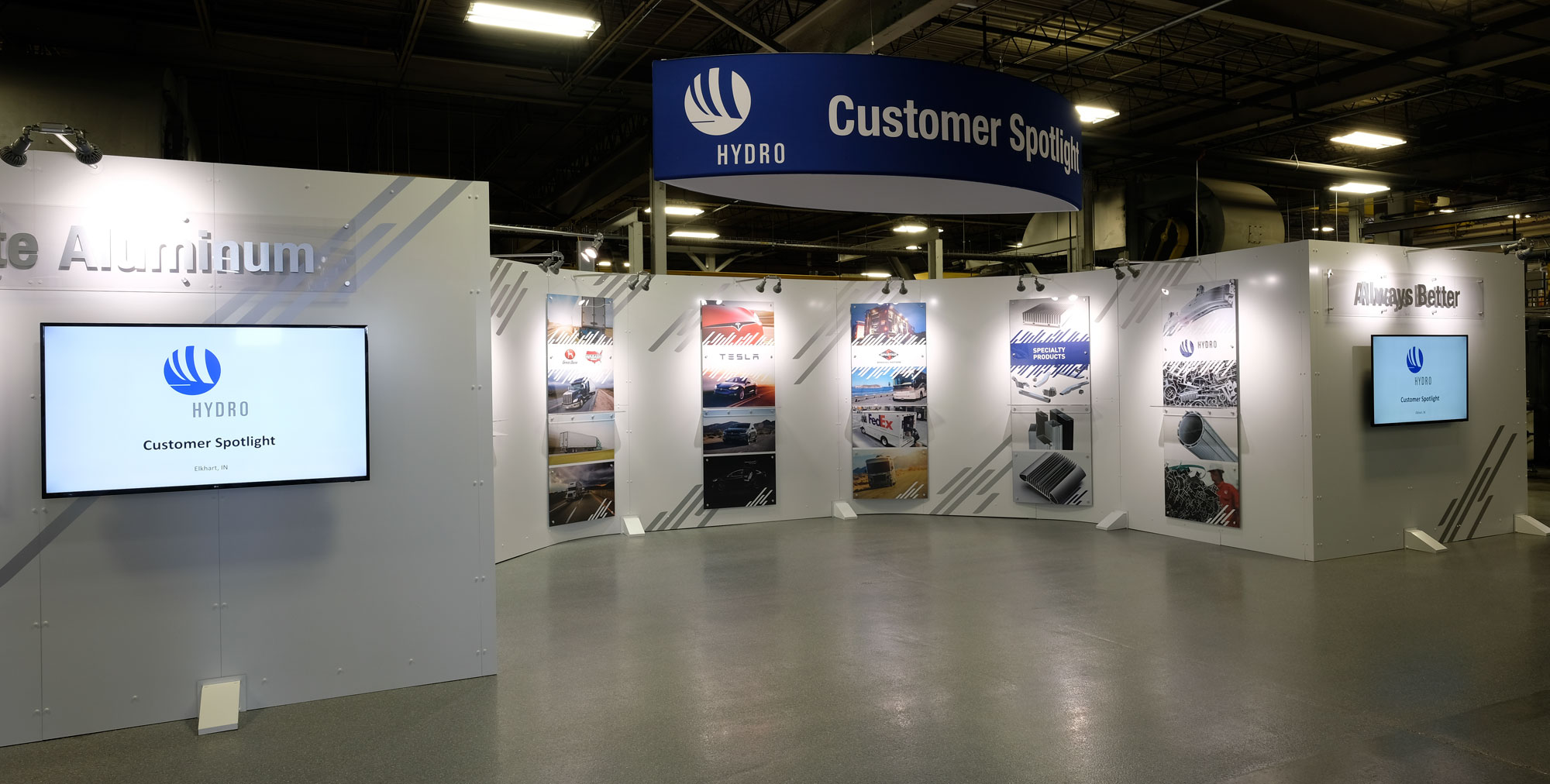 Agio Imaging, Freestanding Dibond Display, Hydro Customer Spotlight, 3A Composites USA