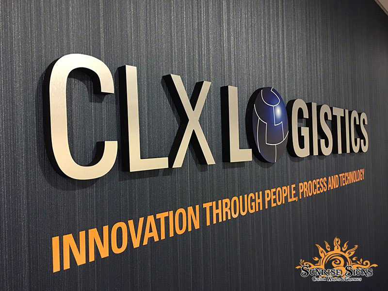 CLX Logistics, Sage Frog Marketing, Sunrise Signs, Gatorfoam Interior Signage