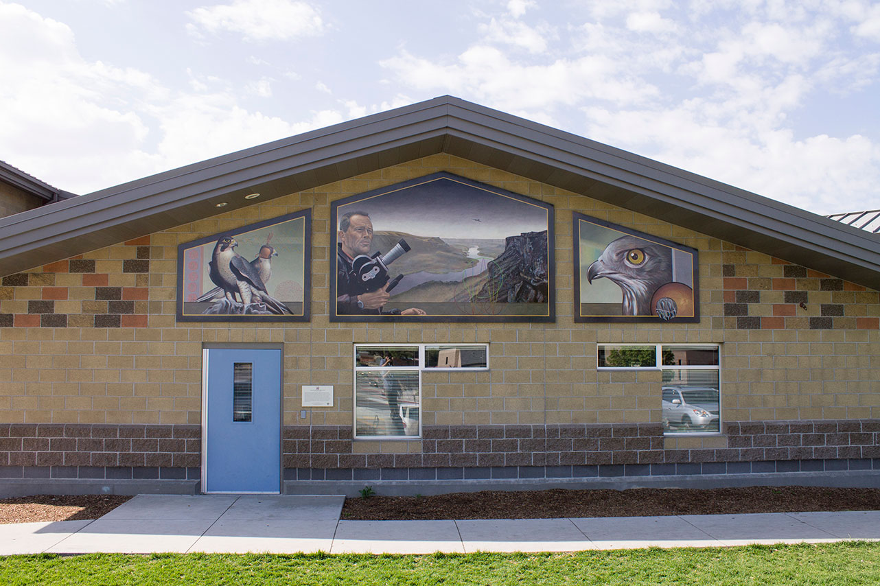 Morley Nelson Mural, 2010, Marcus Pierce, Dibond