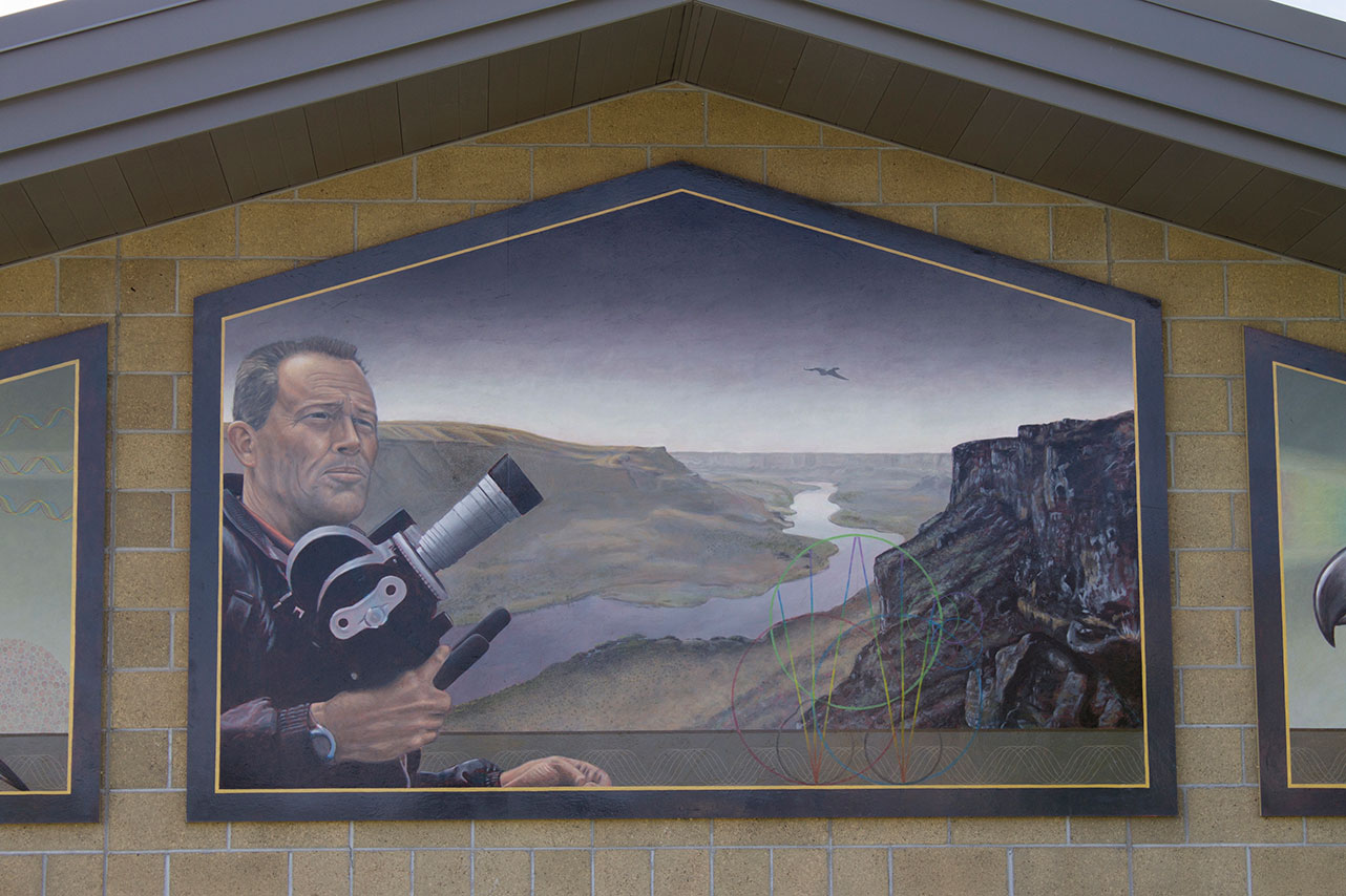 Morley Nelson Mural, 2010, Marcus Pierce, Dibond