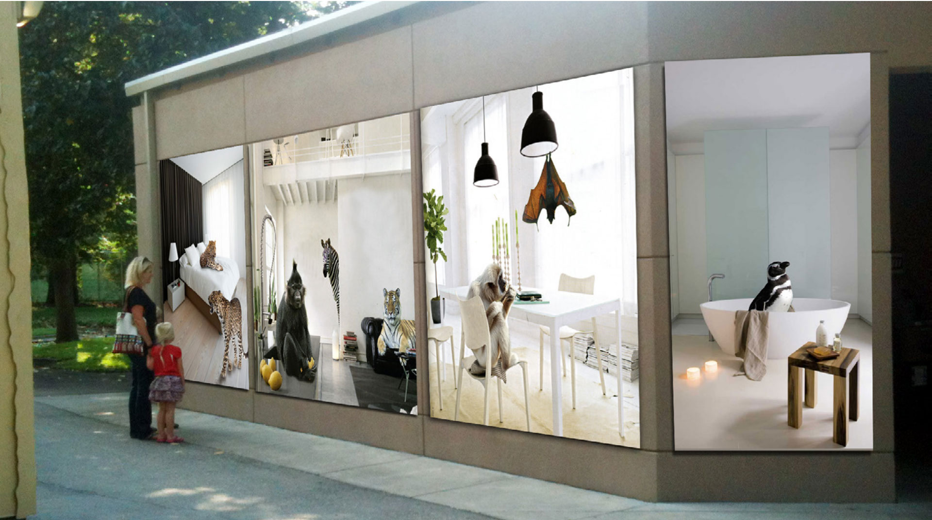 Morley Nelson Mural, 2010, Marcus Pierce, Dibond