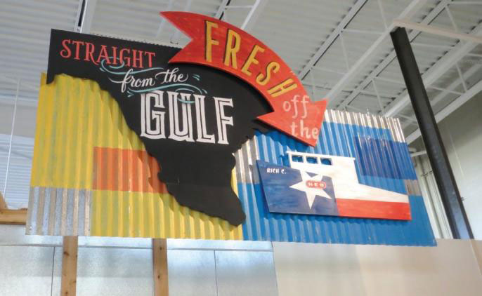 HEB Grocery, Ion Art, San Antonio, Interior Signage