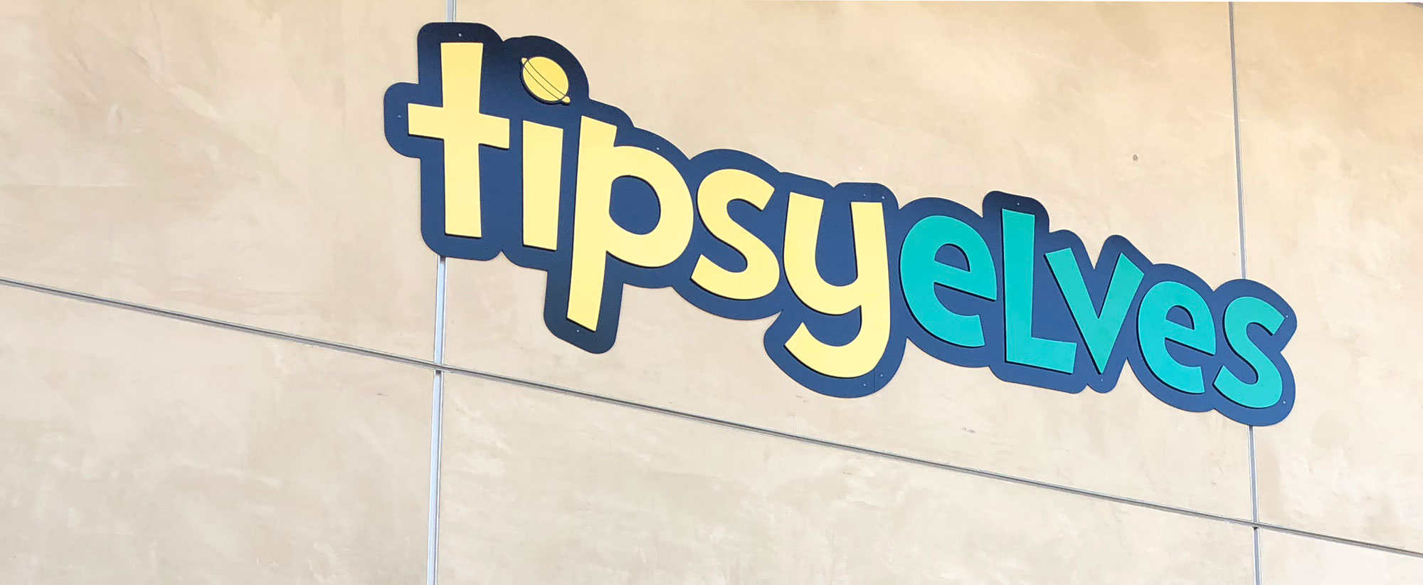 Dibond Tipsy Elves, Nonstop Signs, 3A Composites USA